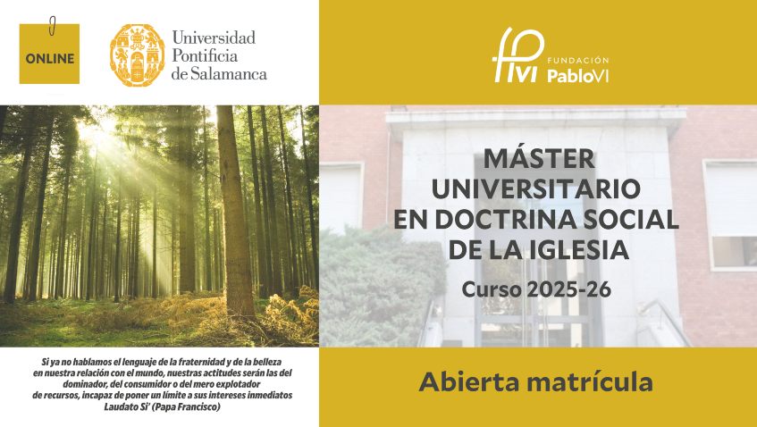 IX edición del Máster Universitario en Doctrina Social de la Iglesia